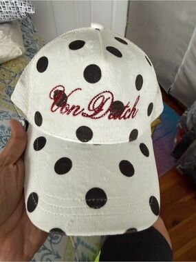 Vin Dutch White & Black Dalmatian Hat